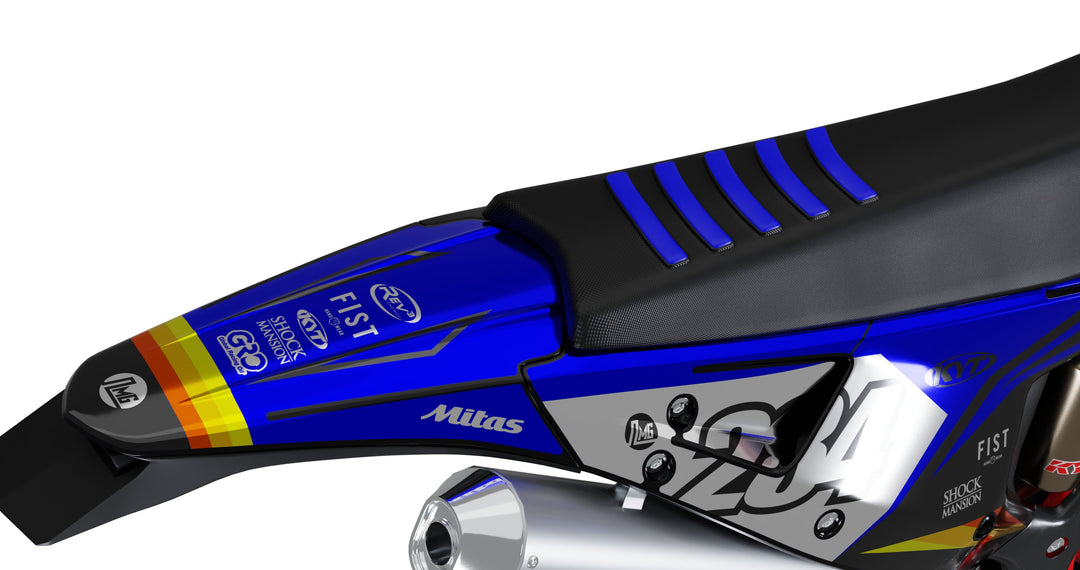 Rieju Chrome Blue Crazy Cool Graphics Kit