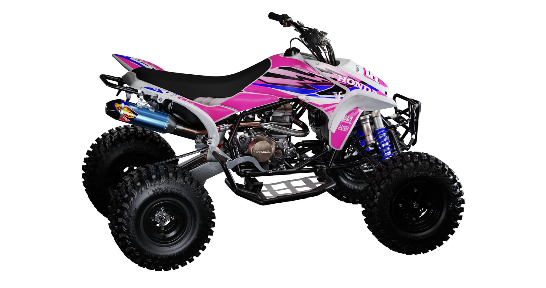 Pink Thunder Quad Graphics Kit – Omega Moto Graphics