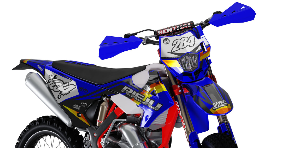 Rieju Chrome Blue Crazy Cool Graphics Kit