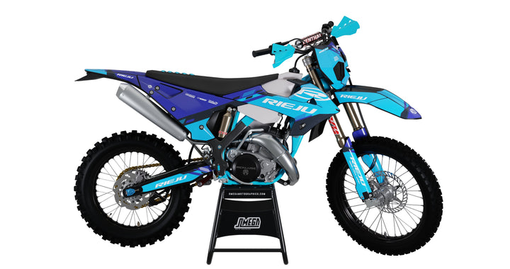 Rieju Blue Enduro Graphics Kit