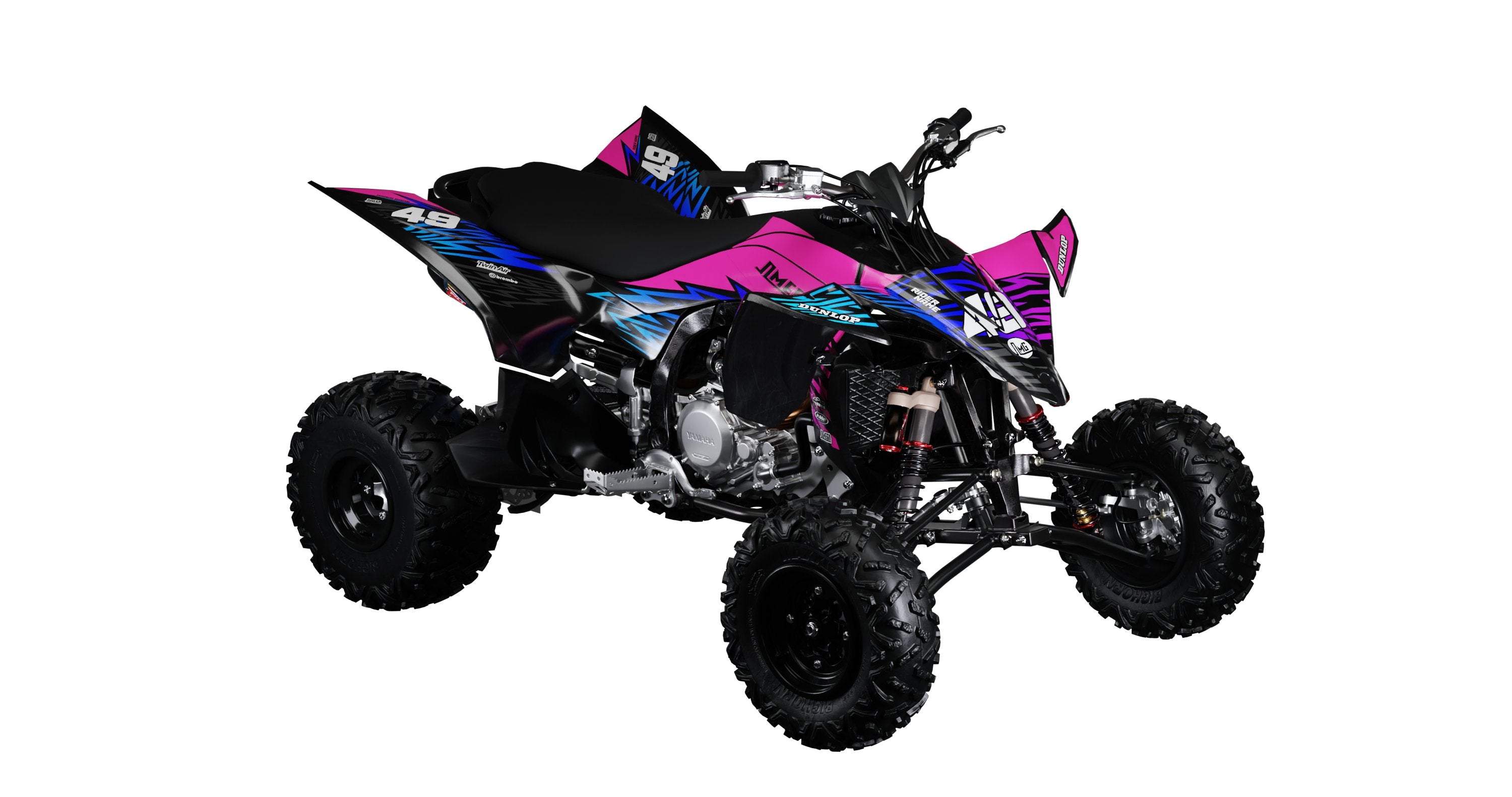 Pink Thunder Quad graphics kit | YFZ-R | Banshee | Raptor – Omega Moto ...