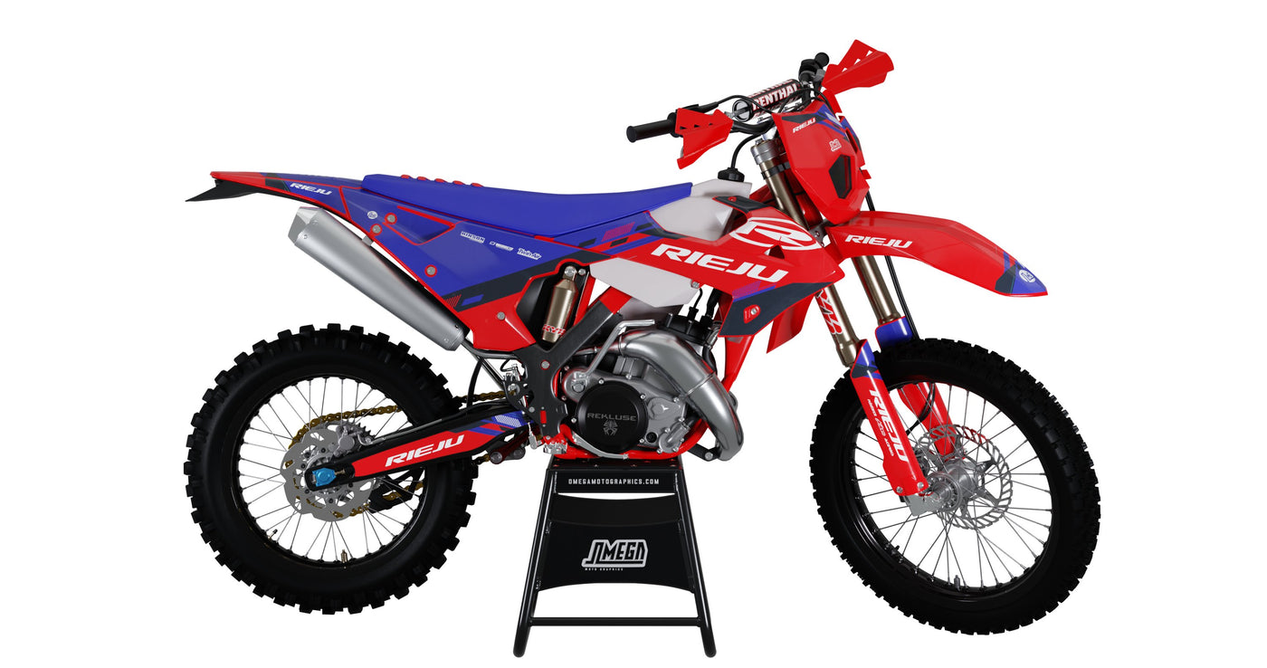Rieju Double Red Graphics Kit