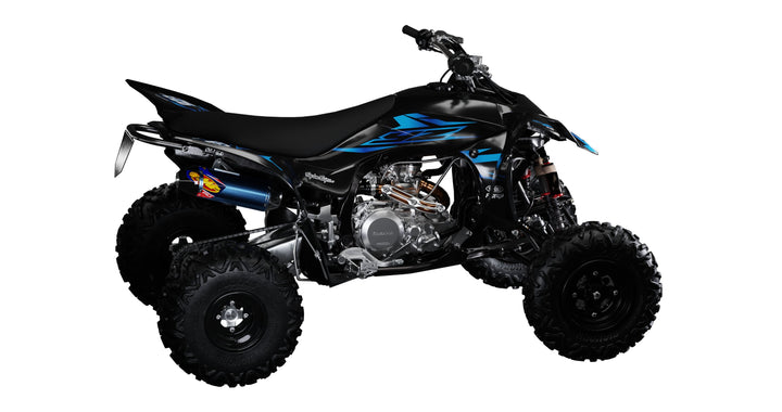 Metallic Blue Quad Graphics Kit