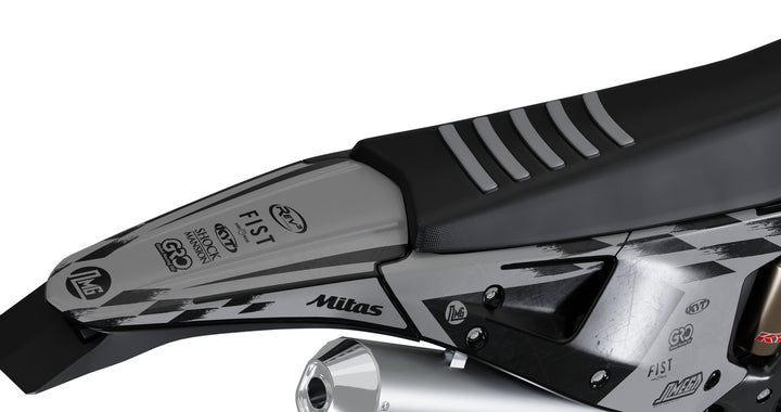 Rieju Grey Retro Graphics Kit