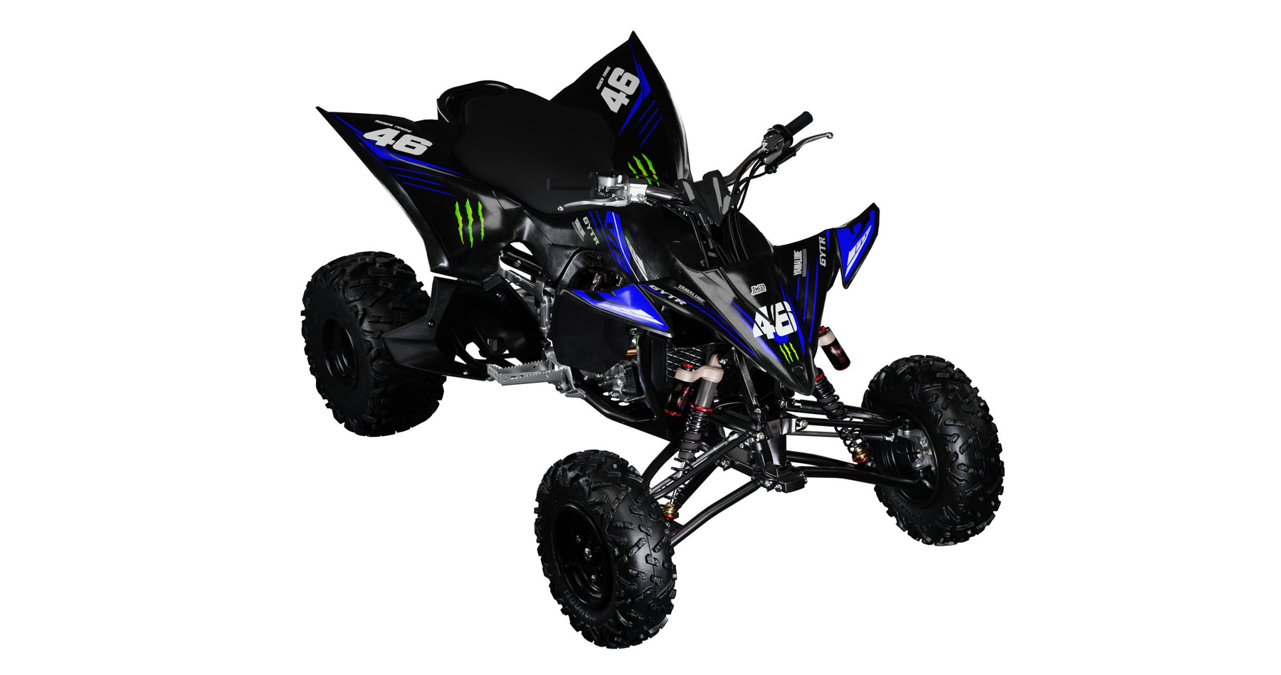 Banshee Raptor Monster Quad Graphics Kit | ATV Graphics Kit – Omega Moto Graphics