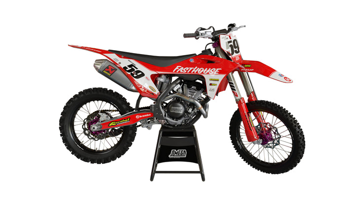 Red Retro Graphics Kit