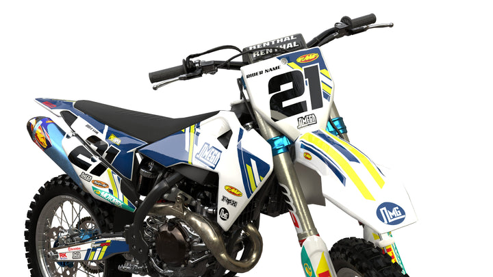 Husky Blue Factory Graphics Kit