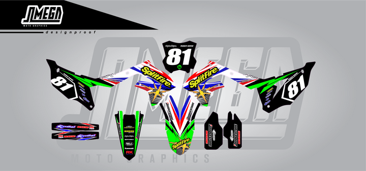 kawasaki kx kxf splitfire graphics kit