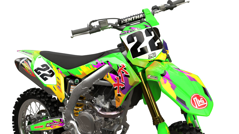 kawasaki kx kxf dance fever graphics kit