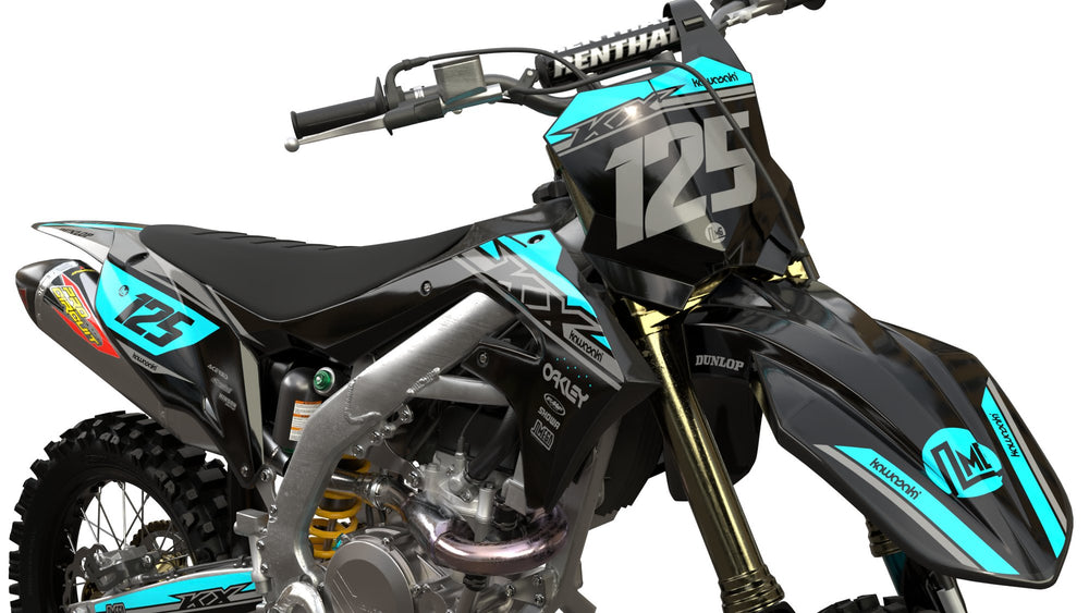 kawasaki kx125 kx250 kxf250 ksf450 racer k graphics kit