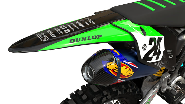 Kawasaki Black Factory Graphics kit