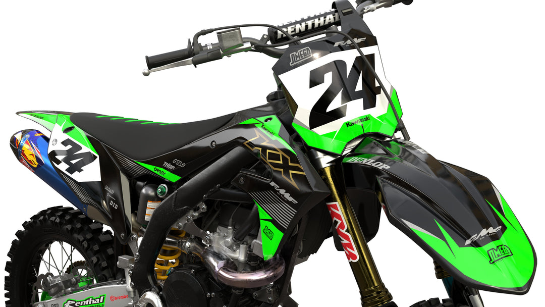 Kawasaki Black Factory Graphics kit