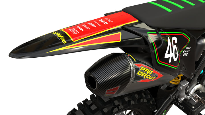 Black Retro Graphics kit