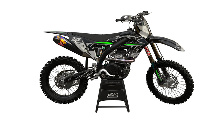 Kawasaki Grey Concept Graphics kit