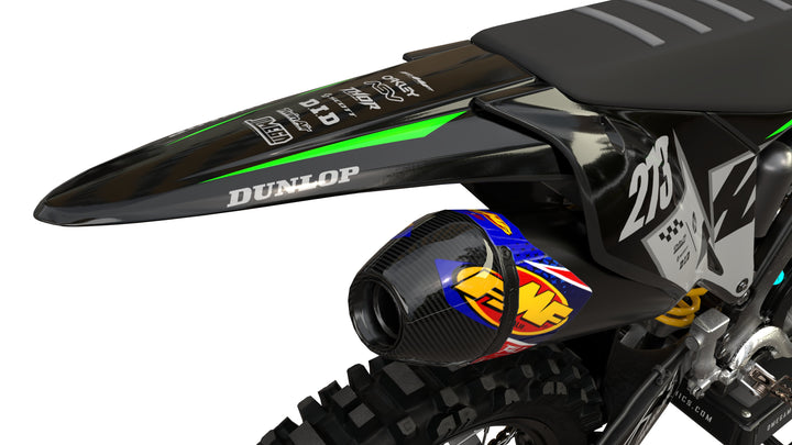 Kawasaki Grey Concept Graphics kit