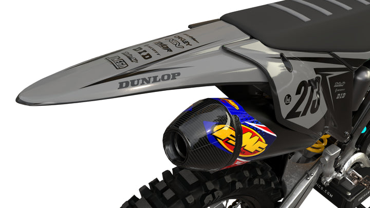 Kawasaki Grey Factory Graphics kit