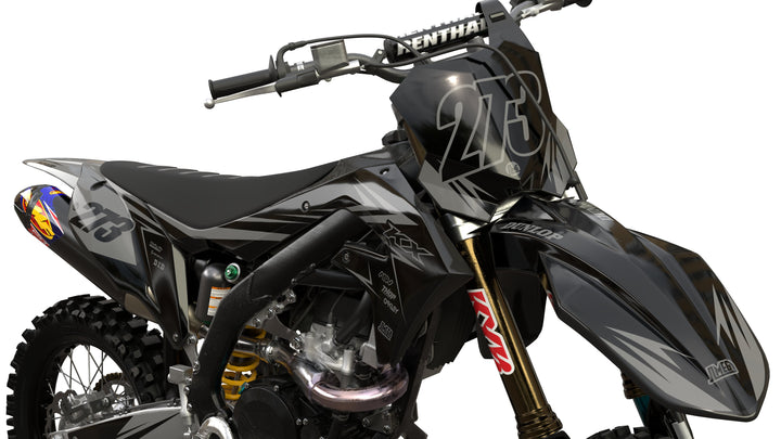 Kawasaki Grey Factory Graphics kit