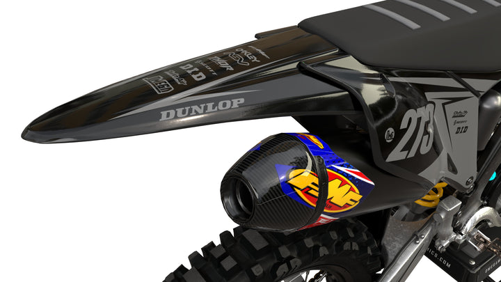 Kawasaki Clean Grey Graphics kit