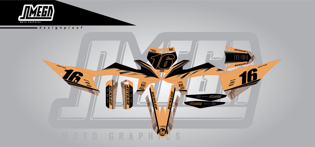ktm camo blend graphics kit