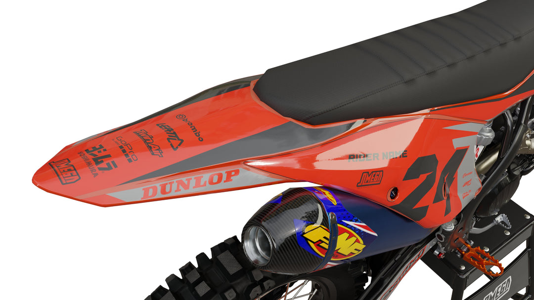 ktm orange classic graphics kit