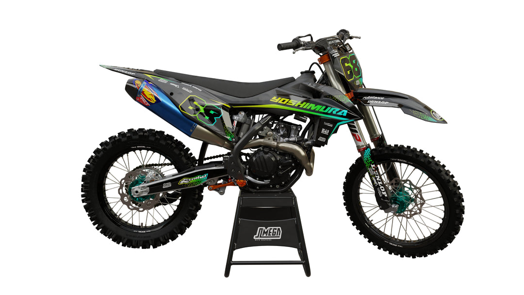 ktm sxf exc shinny graphics kit