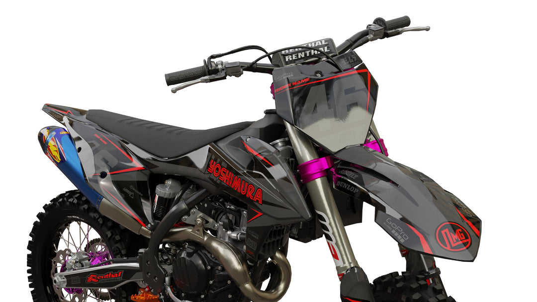 ktm sxf exc yoshi factory graphics kit