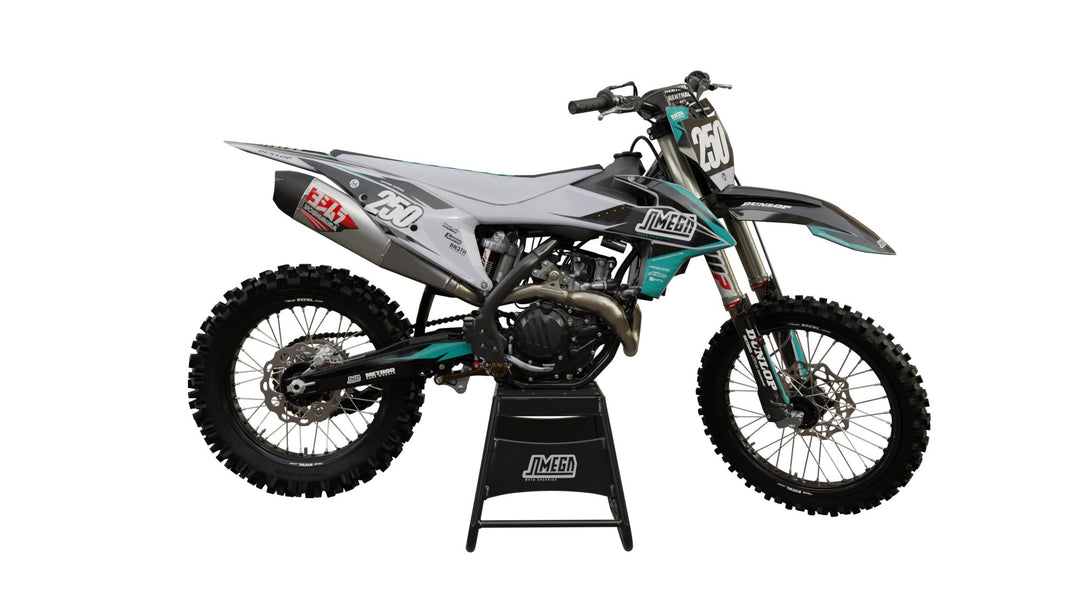 ktm sxf exc clean grey graphics kit