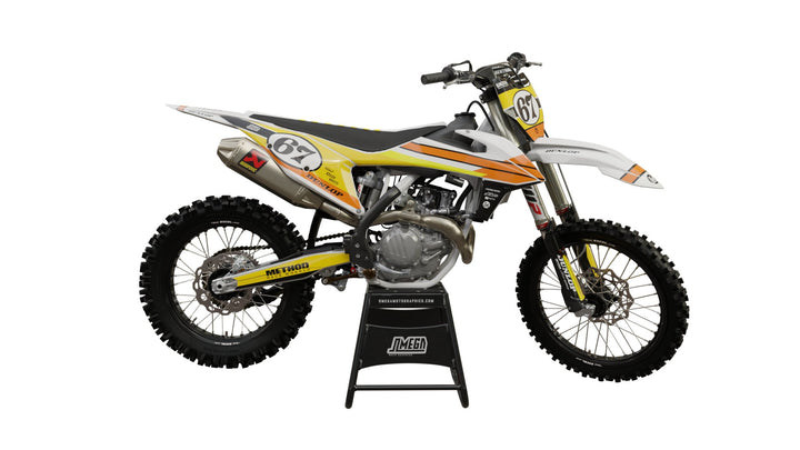 Orange Retro Graphics Kit