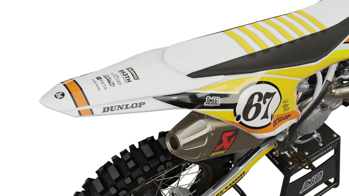 Orange Retro Graphics Kit