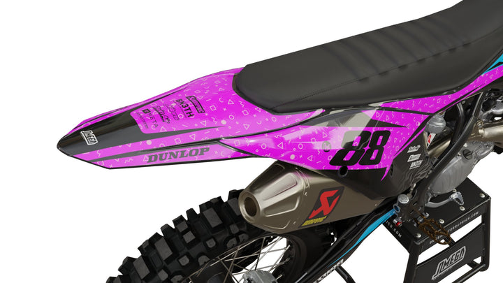 KayT Pink and Blue Factory Graphics Kit