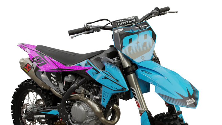 KayT Pink and Blue Factory Graphics Kit