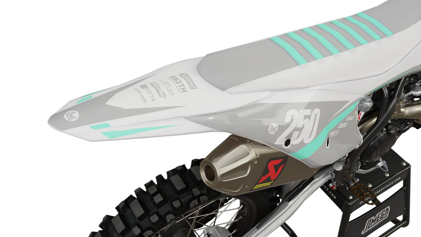 Ktm Factor Graphics KTM SX EXC White Factory Graphics Kit | Omega Moto Graphics