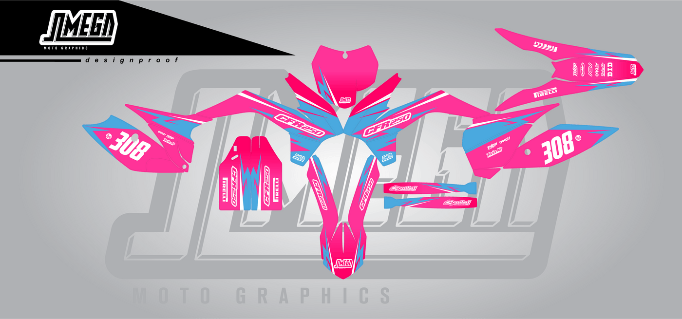 Crossfire CF CFR Graphics Kit - Pink Concept