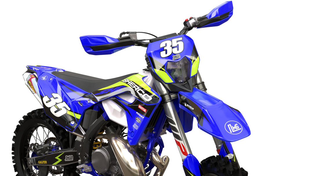 Sherco Blue Factory Graphics Kit