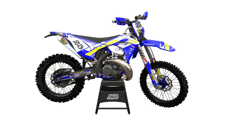 Blue Retro Graphics Kit