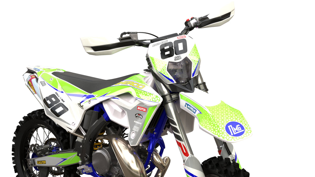 Sherco Green Factory Graphics Kit