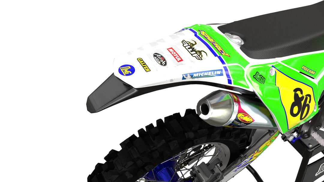 Sherco Green Retro Graphics Kit