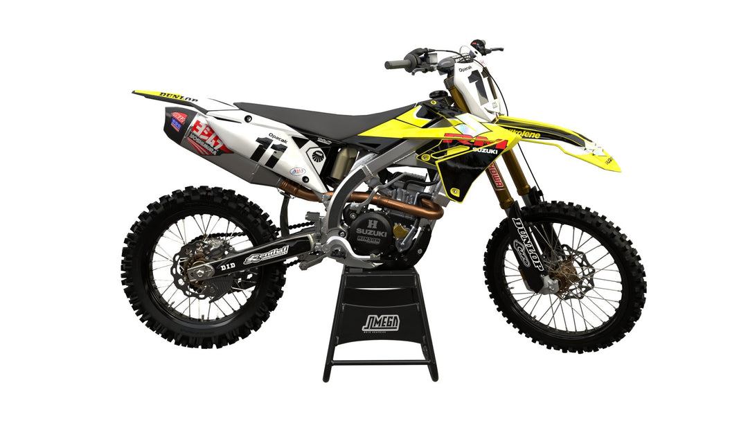 suzuki rmz drz 90's shiny graphics kit