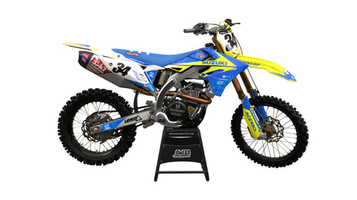 Suzuki Blue Factory Graphics Kit