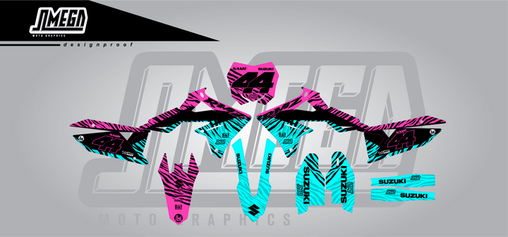 Suzuki Pink Concept Graphics Kit
