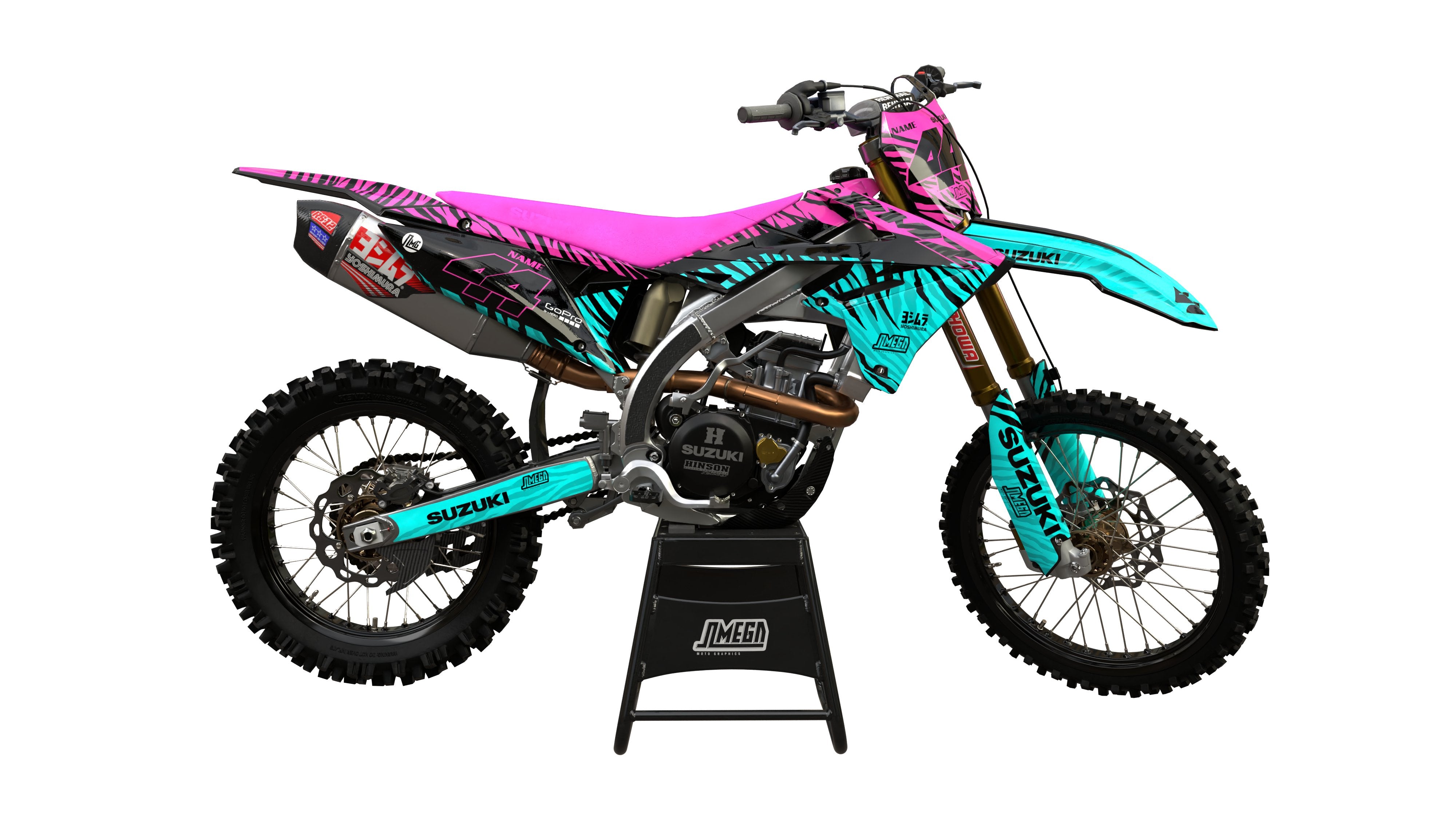 Suzuki RM RMZ Custom Concept Graphics Kit | Omega Moto Graphics