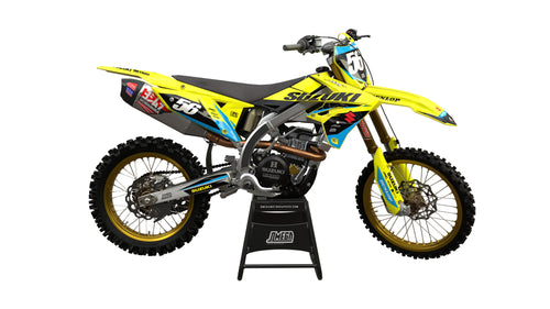 Suzuki Yellow Factory Graphics Kit