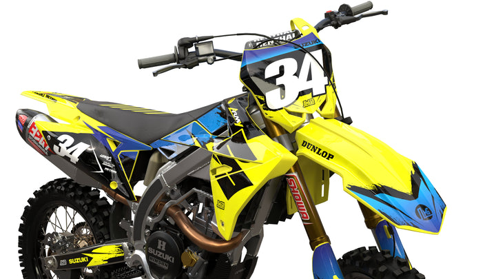 Suzuki Yellow Concept Graphics Kit