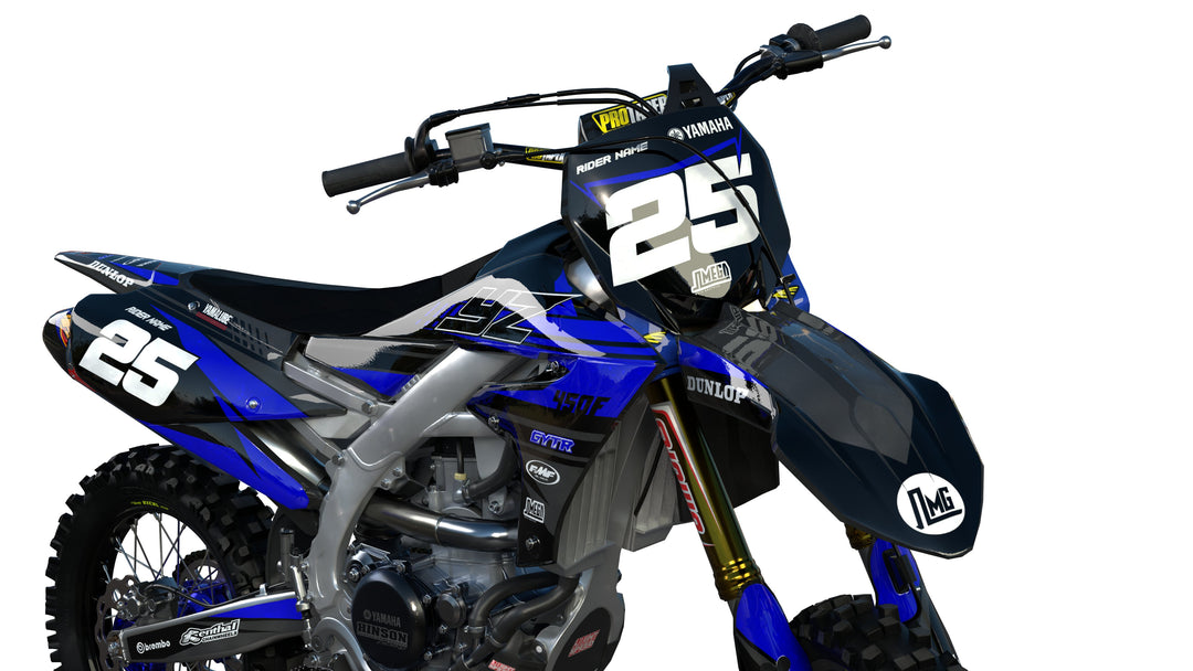 Yamaha Black Factory Graphics Kit