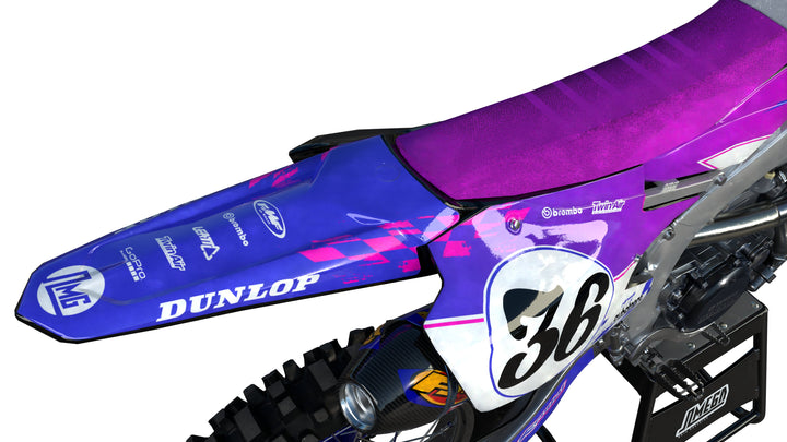 yamaha yz yzf pink retro graphics kit