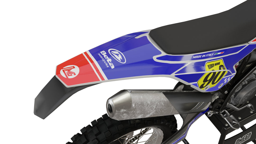 Beta Blue Retro Graphics Kit