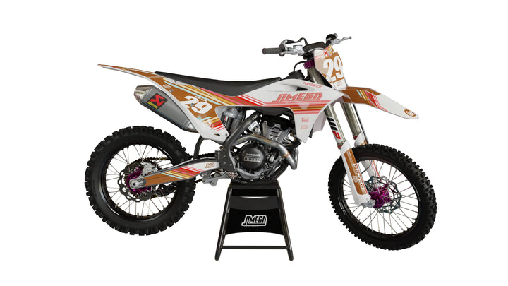 White Retro GAS Graphics Kit