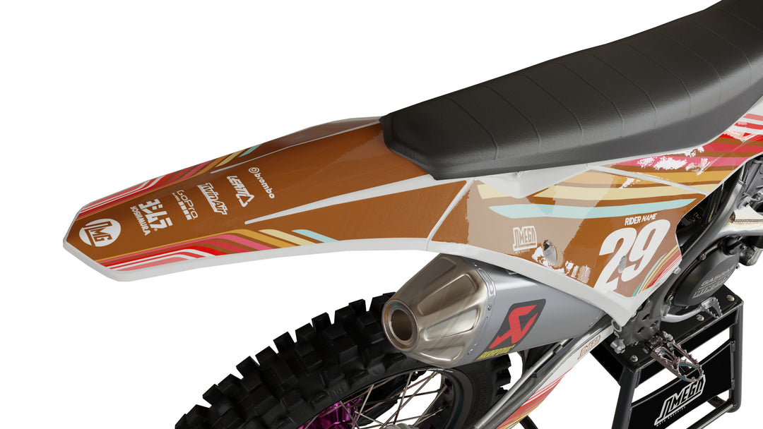 White Retro GAS Graphics Kit