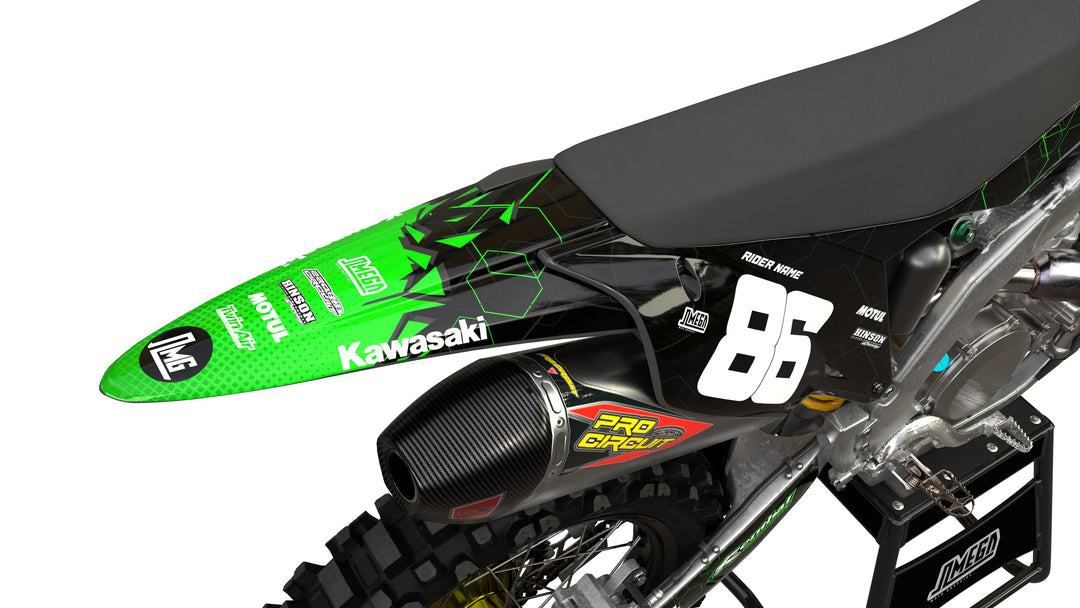 Kawasaki Green Concept Graphics kit