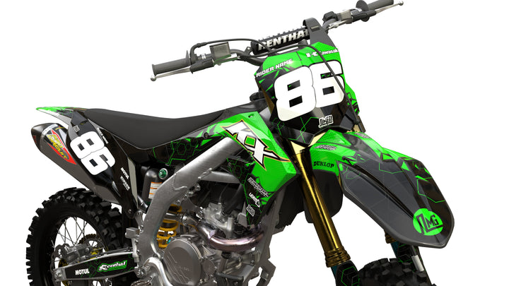 Kawasaki Green Concept Graphics kit